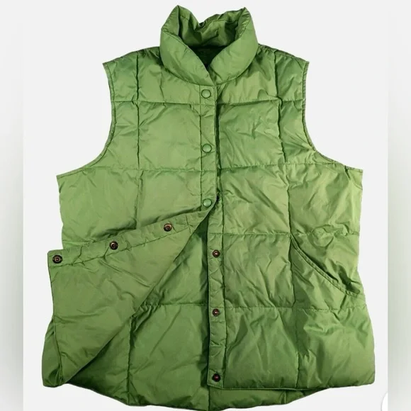Lands End Goose Down Puffer Vest - Picture 5 of 9